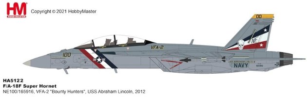 F/A-18F Super Hornet, US Navy,  "Bounty Hunters", USS Abraham Lincoln, 2012